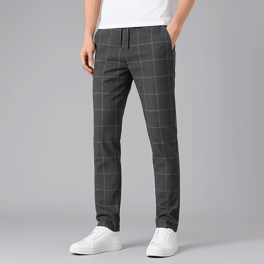 Calça Social Masculina - Xadrez