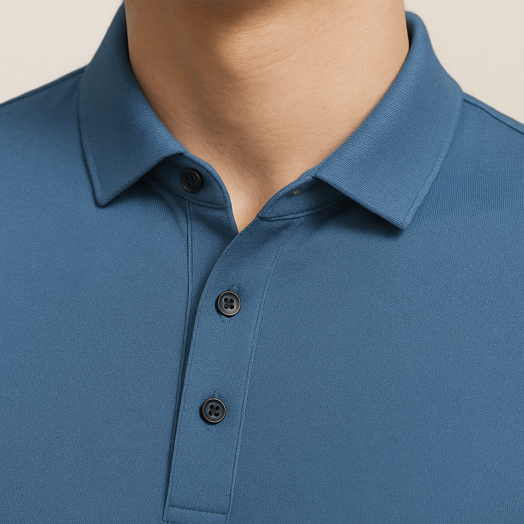 Conjunto - 2 Camisas Polo Seda Gelo
