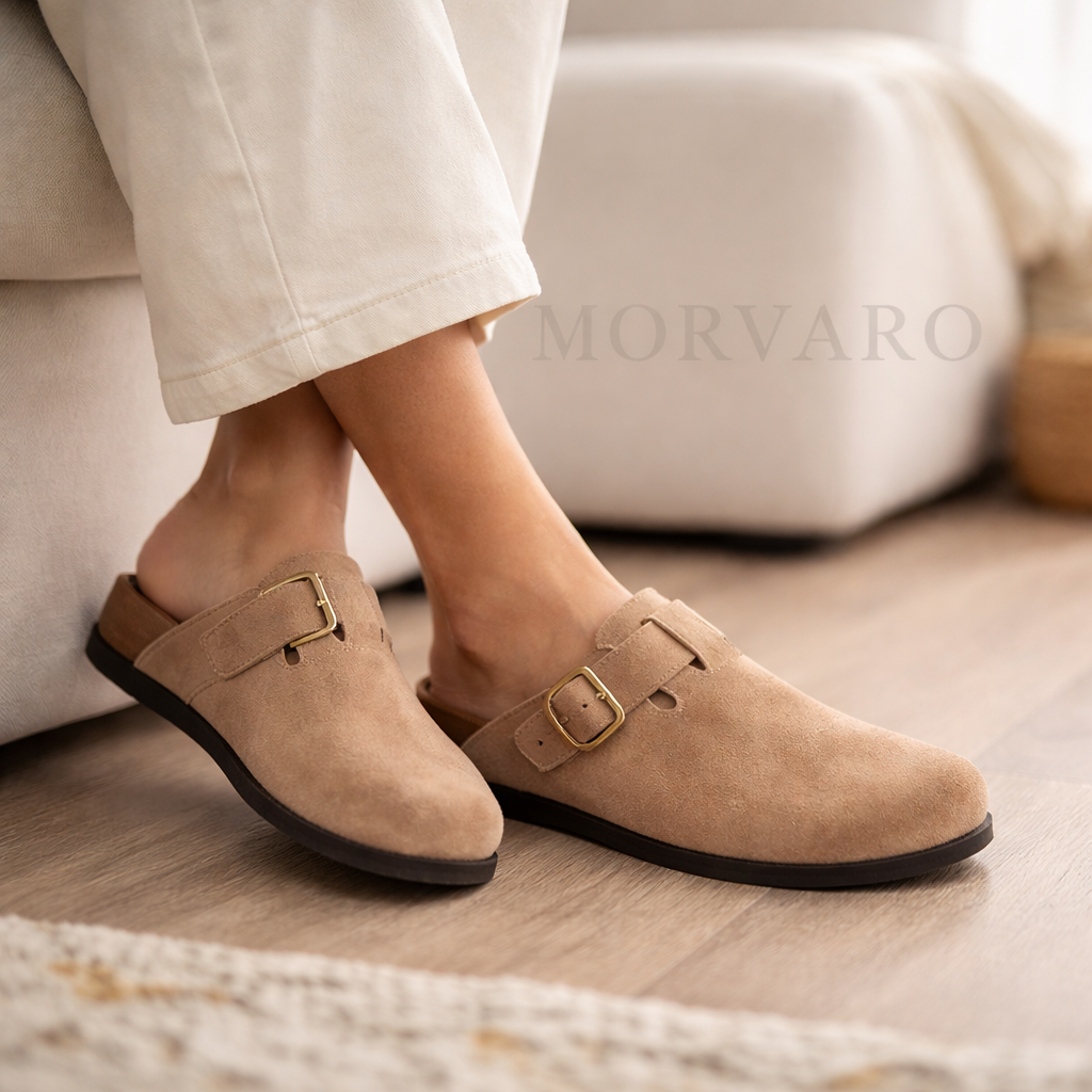 UrbanFlex™ Suede Comfort Clogs