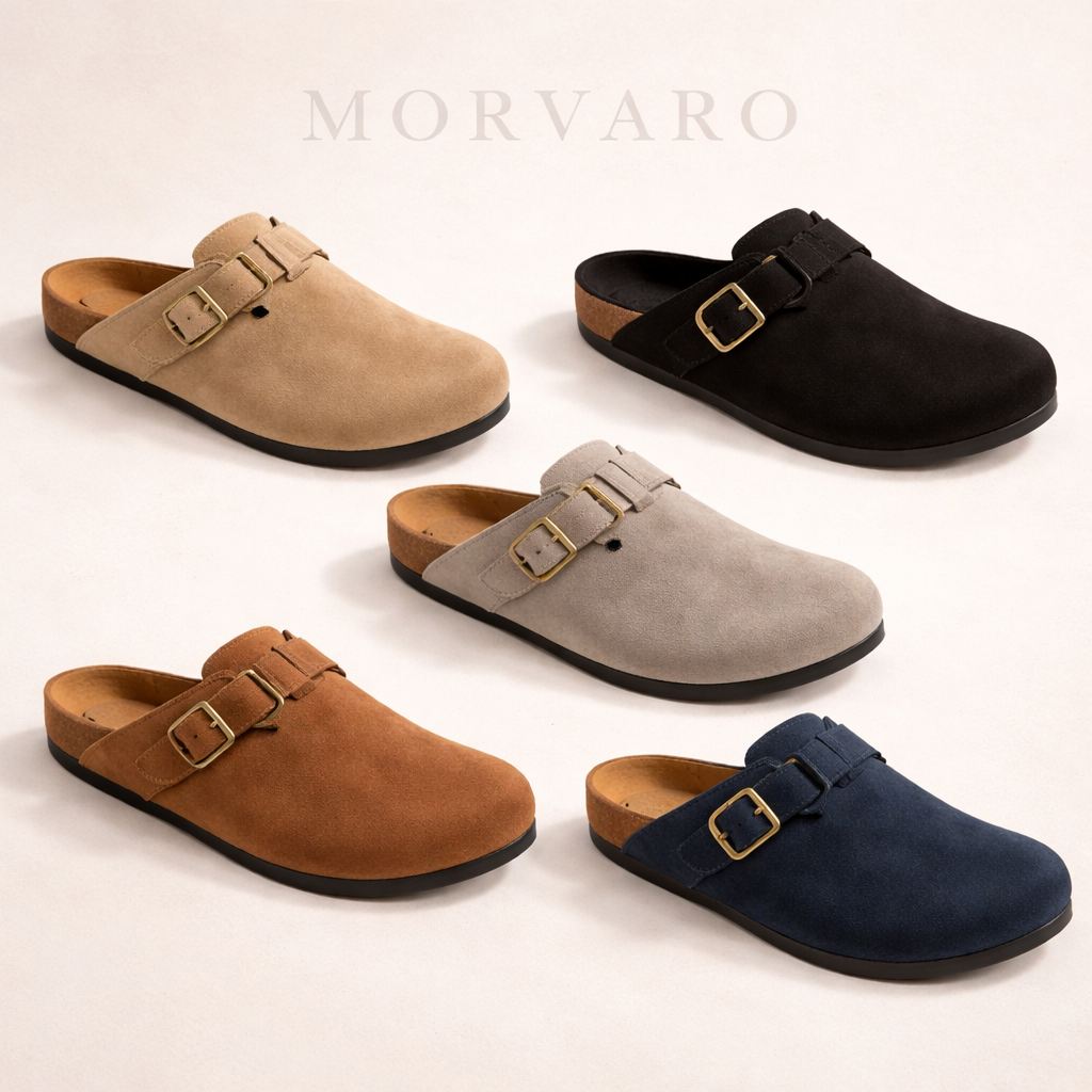UrbanFlex™ Suede Comfort Clogs