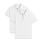 Conjunto - 2 Camisas Polo Seda Gelo