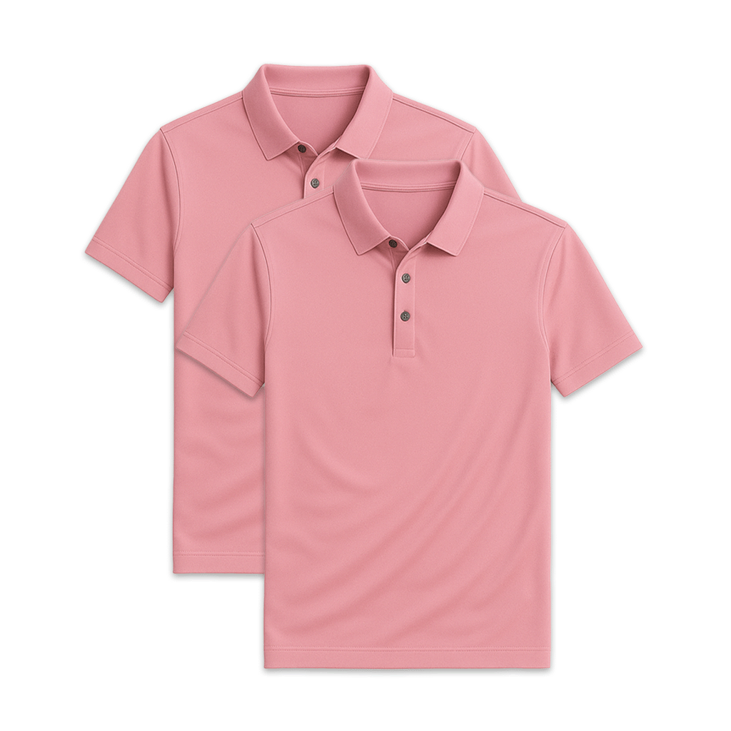 Conjunto - 2 Camisas Polo Seda Gelo